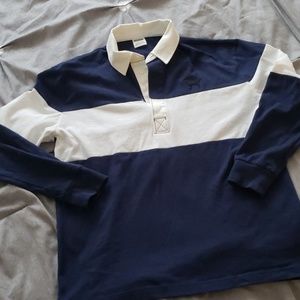 NWOT PINK Victoria Secret rugby shirt